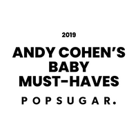 Award badge for Andy Cohen's Baby Must-Haves 2019