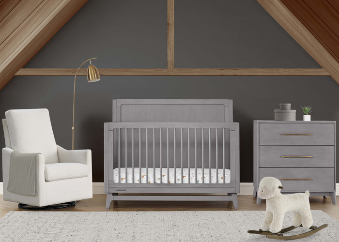Spencer 6-in-1 Convertible CribSteel Grey (1446)