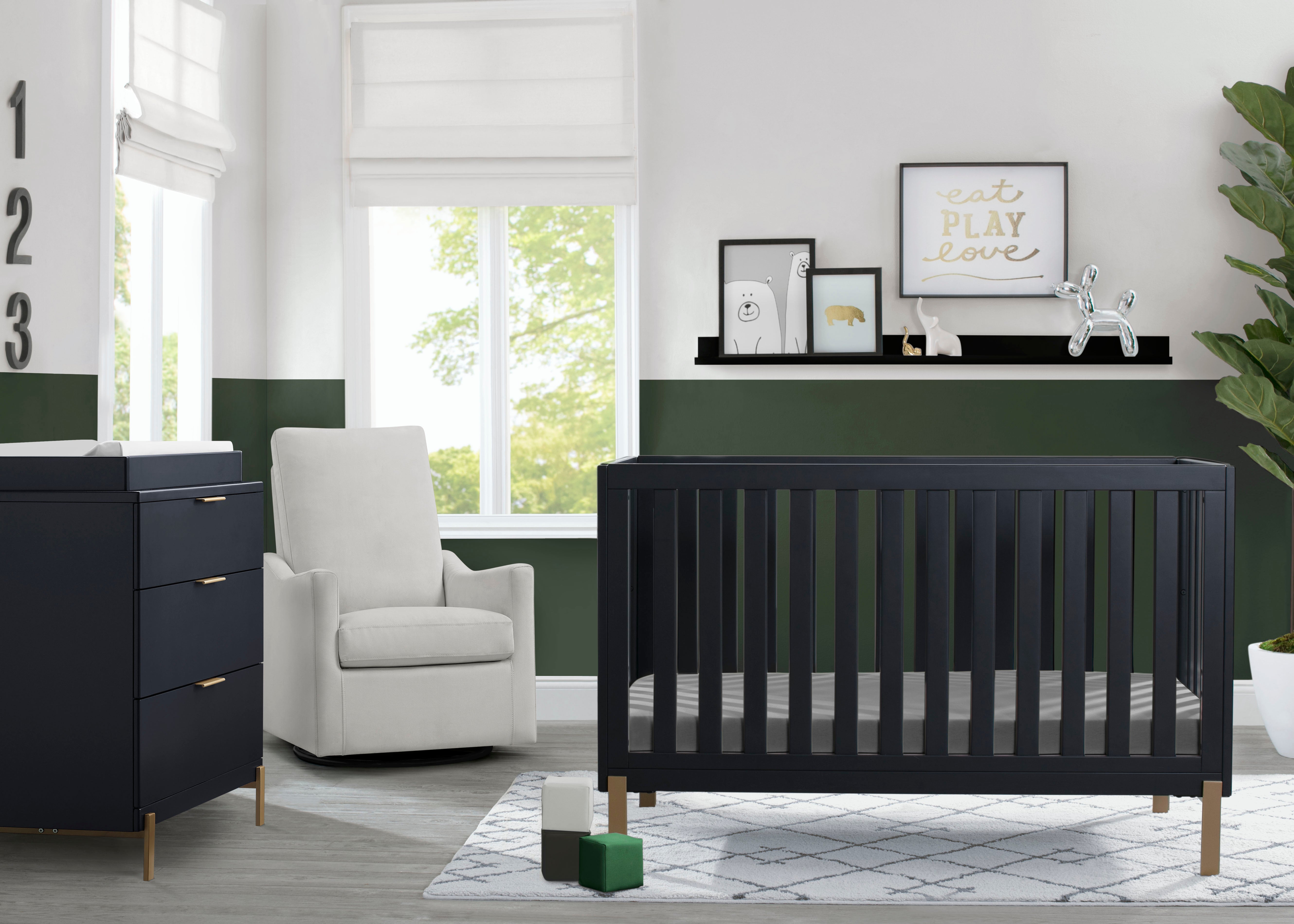 Complete The Look for Andie Nursery Glider Swivel Chair with Stain-Resistant LiveSmart Fabric