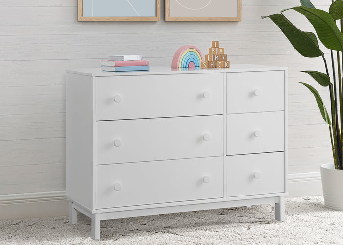 babyGap Legacy 6 Drawer Dresser with Interlocking DrawersBianca White (130)