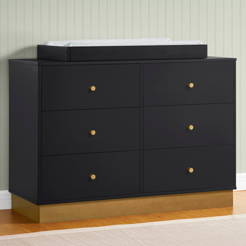 James 6 Drawer Dresser with Interlocking Drawers