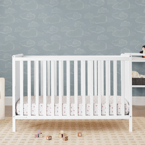 Ruby 6-in-1 Convertible Crib & Changing Table 2-Piece Set