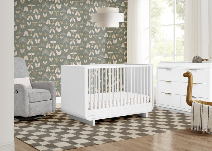 Rhodes 4-in-1 Convertible CribBianca White (130)