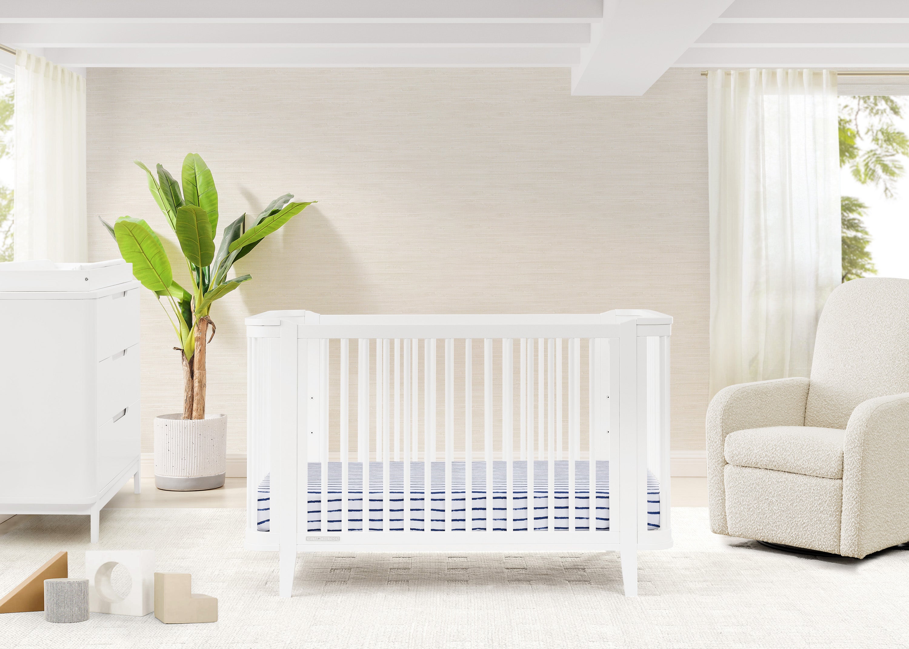 Complete The Look for Noah 3 Drawer Dresser with Changing Top and Interlocking Drawers