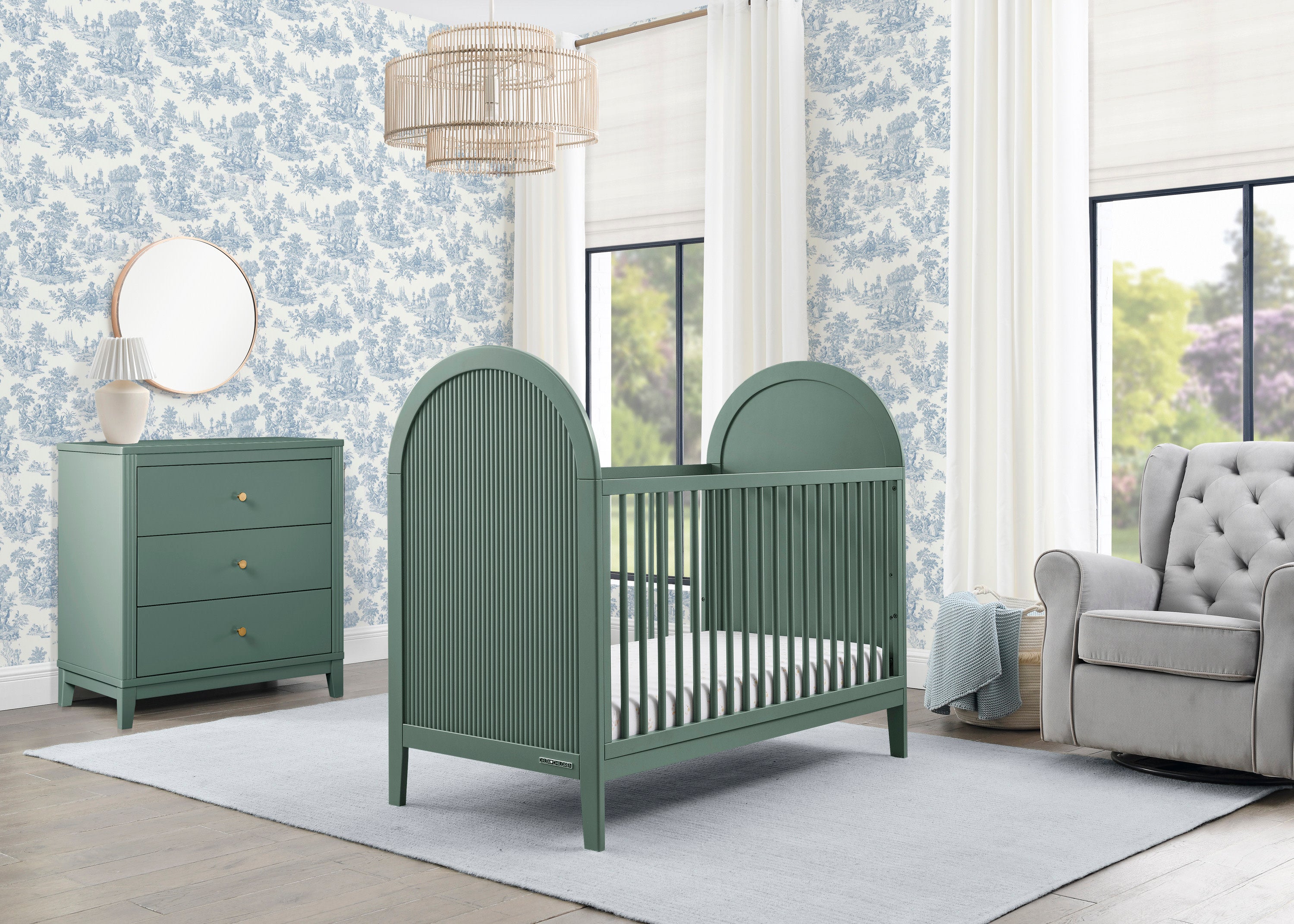 green crib and dresser set Eloise 4-in-1 Convertible Halter Neck Dresses