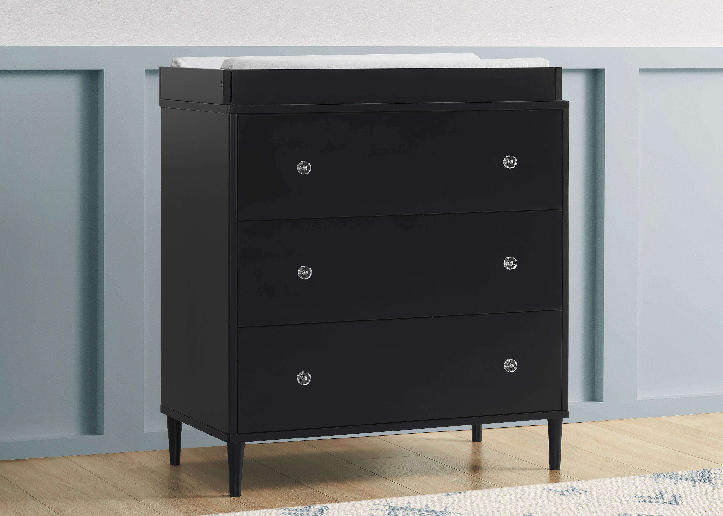 Bowie 3 Drawer Dresser with Changing Top and Interlocking Drawers Bowie 3 Drawer Dresser with Changing Top and Interlocking Drawers
