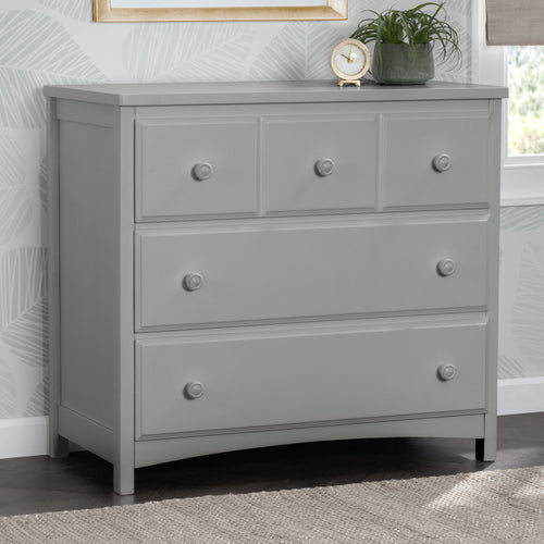 3 Drawer Dresser with Interlocking Drawers