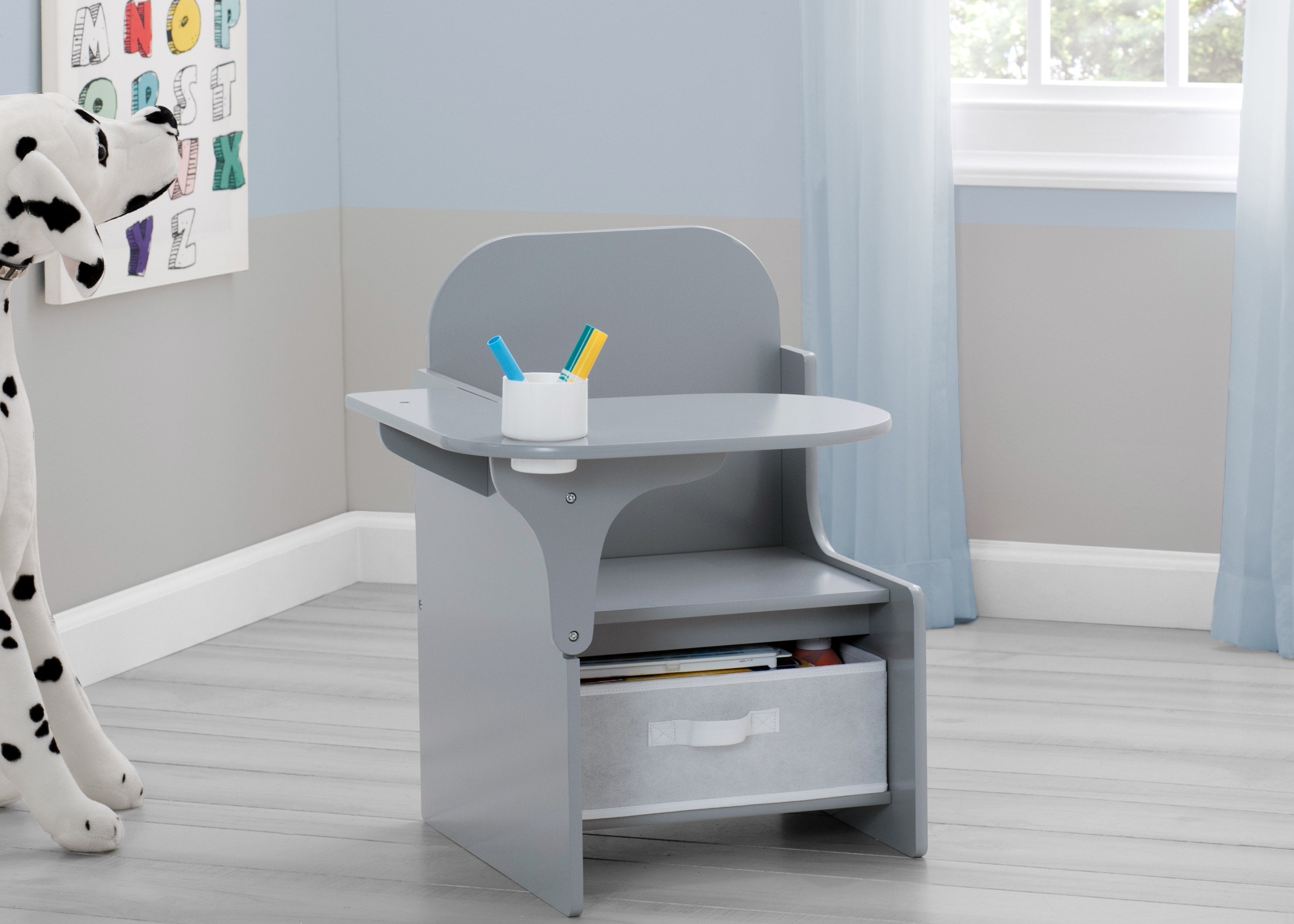 delta children chair Delta Children Space Adventures Kids Upholstered Chair, Blue