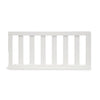 White wooden crib rail on a white background 32-Toddler Guardrail (0081)