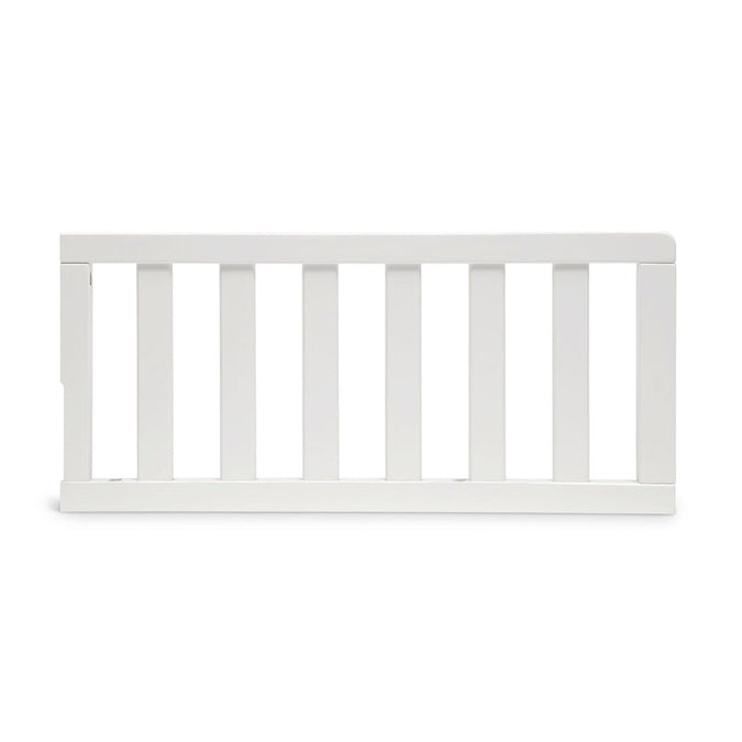 White wooden crib rail on a white background 32-Toddler Guardrail (0081)
