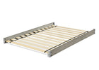 Wooden bed slat support on a white background 4-Full Size Wood Bed Rails (330750)