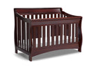 Wooden crib with slatted sides on a white background 10-Bentley 'S' Series 4-in-1 Crib