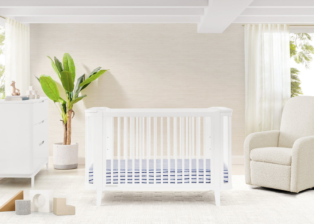 Noah 4-in-1 Convertible CribBianca White (130)