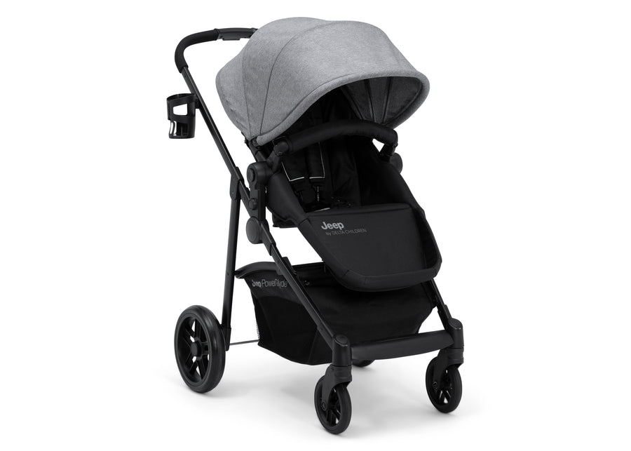Grey (2148) 2-Jeep PowerGlyde 3-in-1 Stroller