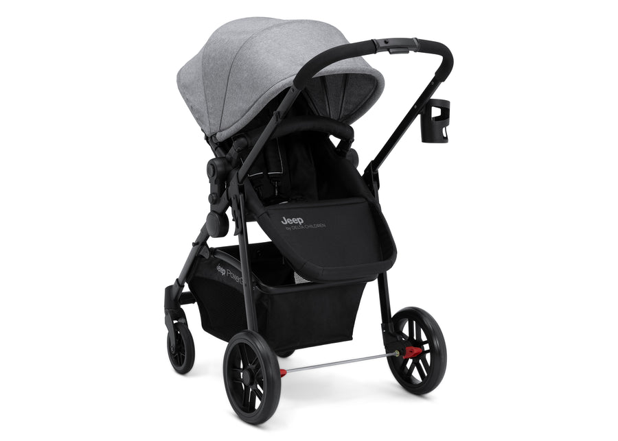 Grey (2148) 3-Jeep PowerGlyde 3-in-1 Stroller