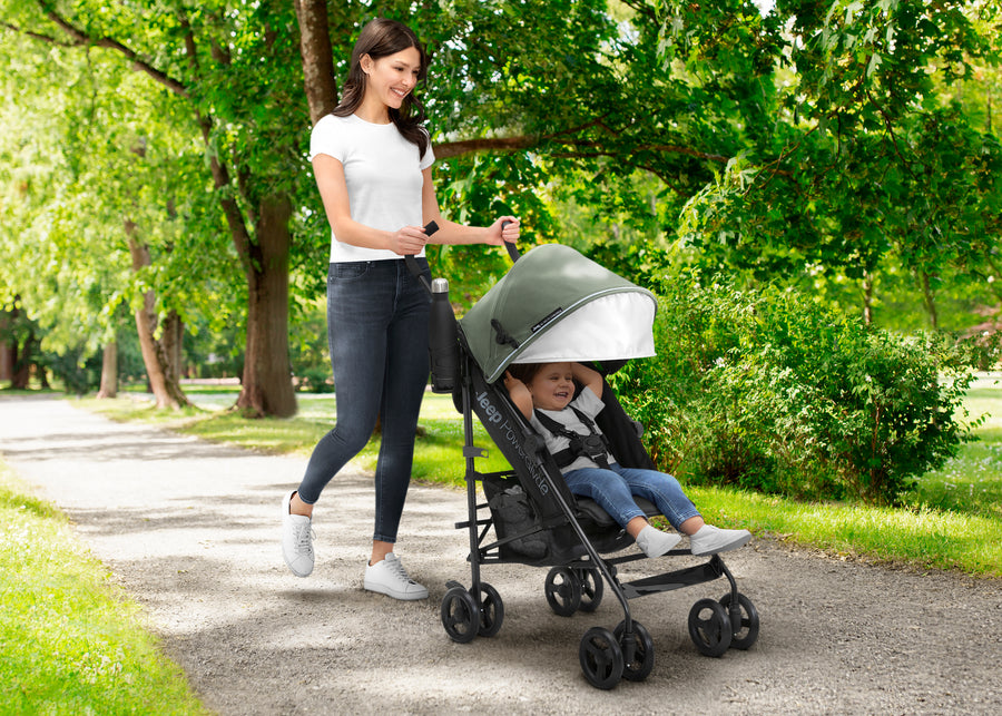 Olive Green (2365) 7-Jeep PowerGlyde Stroller