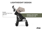 Tan (2470) 2-Jeep PowerGlyde Stroller