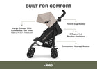 Tan (2470) 5-Jeep PowerGlyde Stroller