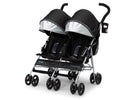Black (001) 4-Jeep TurboGlyde Plus Side by Side Double Stroller