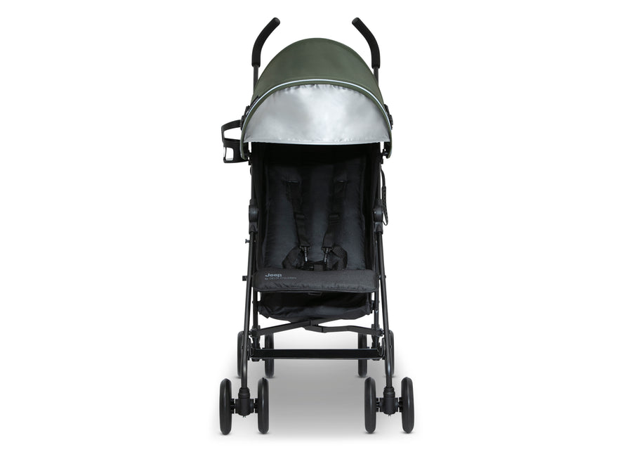 Olive Green (2365) 10-Jeep TurboGlyde Lightweight Stroller