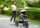 Black (001) 1-Jeep Boost Jogging Stroller