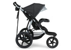 Black (001) 2-Jeep Boost Jogging Stroller