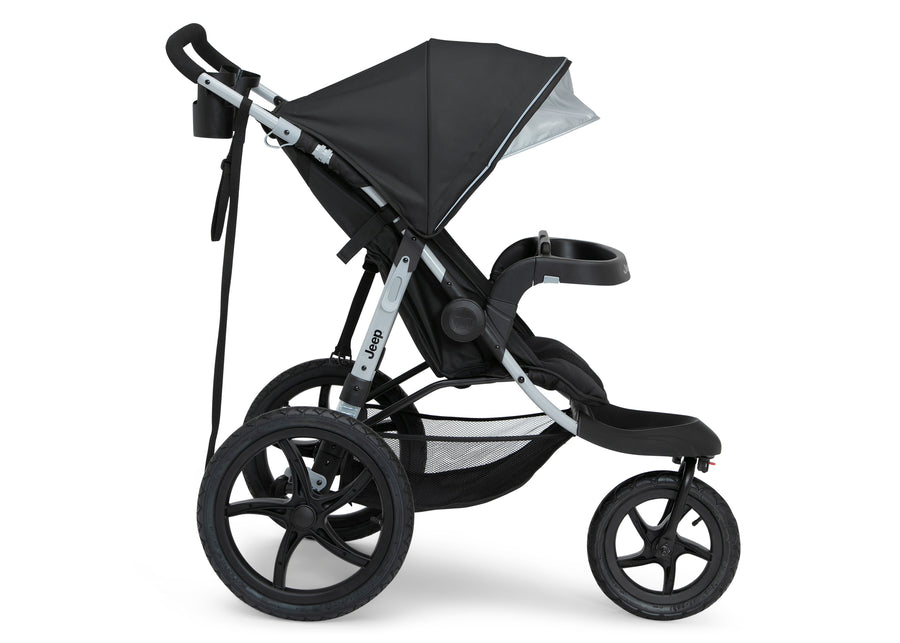 Black (001) 2-Jeep Boost Jogging Stroller