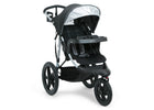 Black (001) 3-Jeep Boost Jogging Stroller