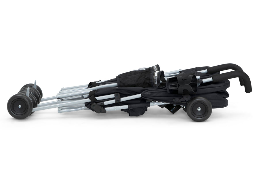 Black (001) 5-Jeep TurboGlyde Side by Side Double Stroller