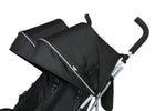 Black (2454) 12-Jeep TurboGlyde Side by Side Double Stroller