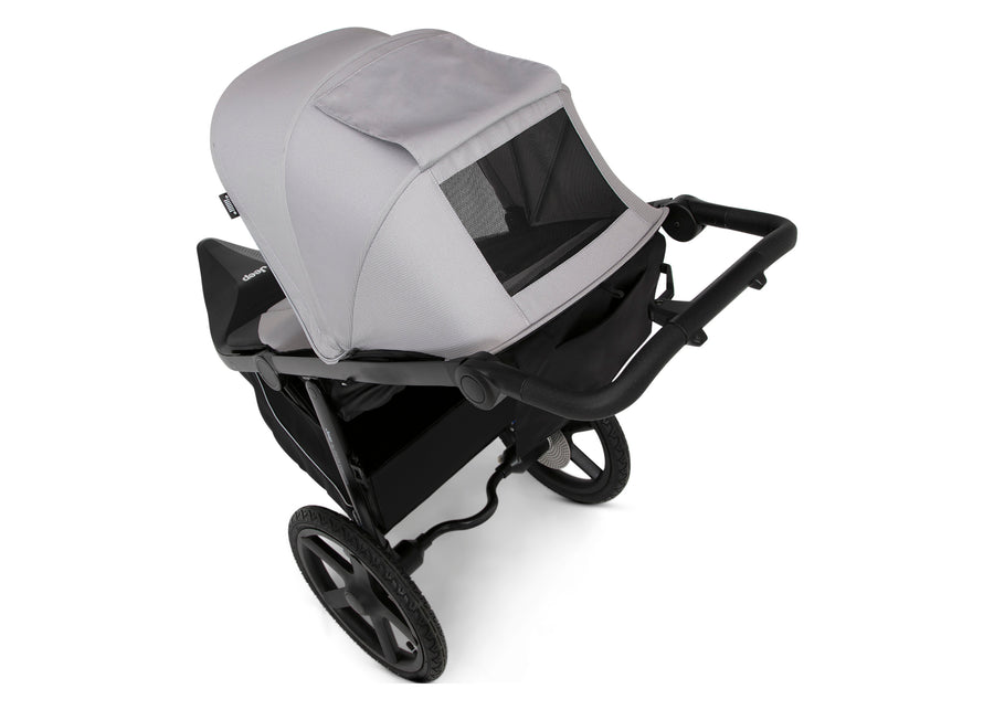 Soft Grey (2472) 4-Jeep PowerGlyde Pro Jogging Stroller