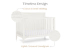 Antique White (1545) 6-Kendall 6-in-1 Convertible Crib