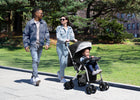 Black (001) 1-Jeep TurboGlyde Reversible Handle Stroller
