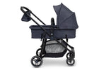 Black baby stroller with canopy on a white background 17-babyGap 2-in-1 Carriage Stroller