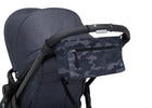 Baby stroller with a camouflage-patterned accessory on a white background 18-babyGap 2-in-1 Carriage Stroller