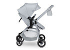 Gray stroller on a white background 20-babyGap 2-in-1 Carriage Stroller