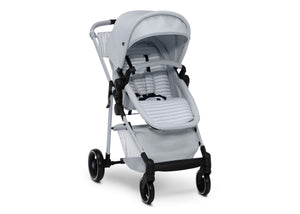 Grey Stripes (2359) 10-babyGap 2-in-1 Carriage Stroller