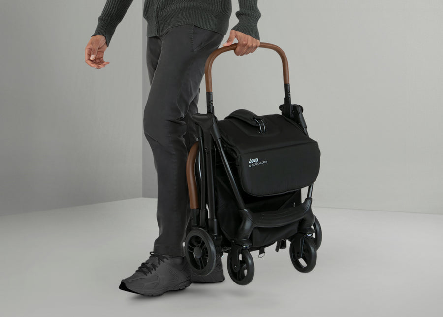 Black (001) 2-Jeep Altitude Compact Everyday & Travel Stroller