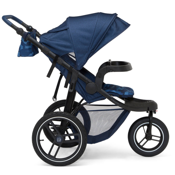 Navy Camo (2357) 3-babyGap Trek Jogging Stroller