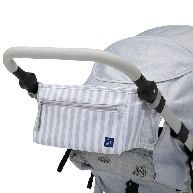 Grey Stripes (2359) 17-babyGap Trek Jogging Stroller