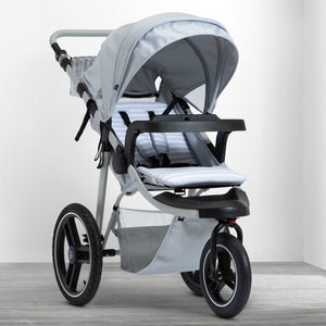 Grey Stripes (2359) 41-babyGap Trek Jogging Stroller