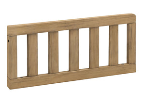 Simmons Kids Rustic Rye (754) Toddler Guardrail (180129), Angled View c1c 0-Toddler Guardrail (180129)