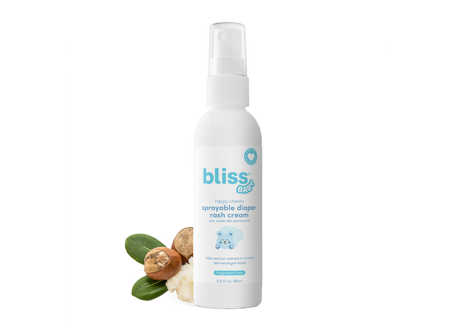 No Color (NO) 1-Happy Cheeks Sprayable Diaper Rash Cream