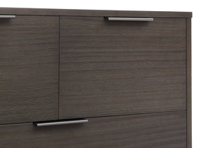 Rustic Grey (084) 31-Forever 4 Drawer Dresser with Changing Top and Interlocking Drawers - Naturals Collection