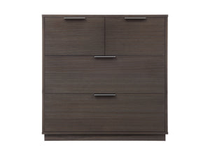 Rustic Grey (084) 32-Forever 4 Drawer Dresser with Changing Top and Interlocking Drawers - Naturals Collection