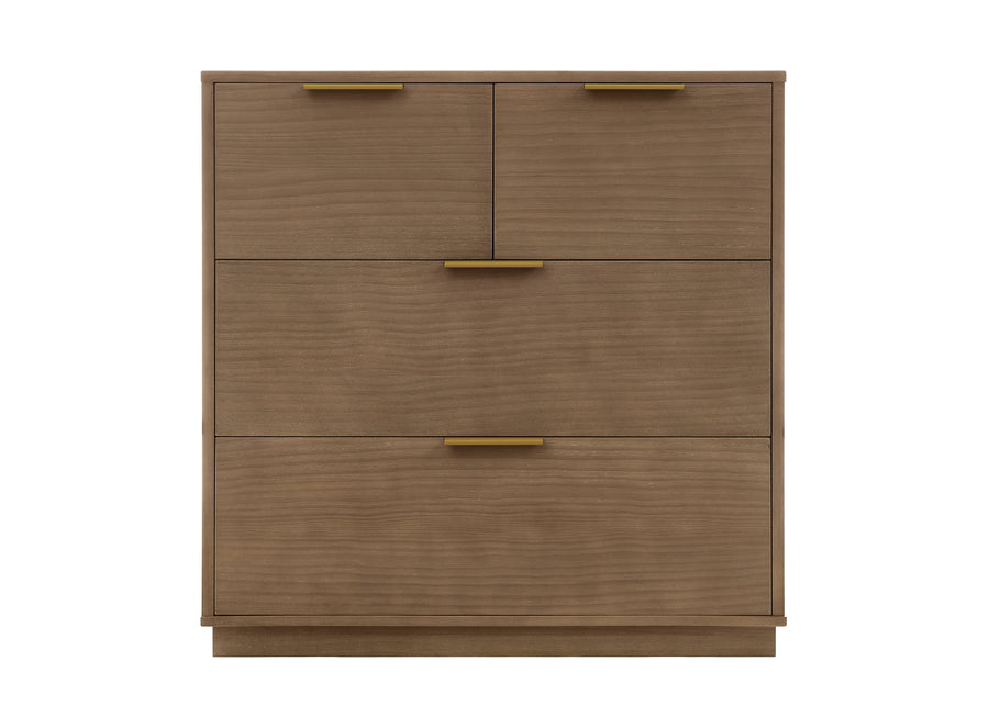 Aged Oak (845) 92-Forever 4 Drawer Dresser with Changing Top and Interlocking Drawers - Naturals Collection