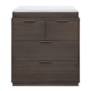 DCB: Rustic Grey (084) 33-Forever 4 Drawer Dresser with Changing Top and Interlocking Drawers - Naturals Collection