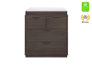 Rustic Grey (084) 28-Forever 4 Drawer Dresser with Changing Top and Interlocking Drawers - Naturals Collection