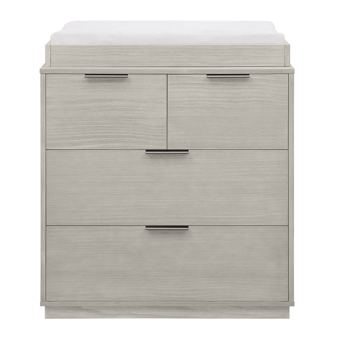 DCB: Rustic Mist (1373) 65-Forever 4 Drawer Dresser with Changing Top and Interlocking Drawers - Naturals Collection