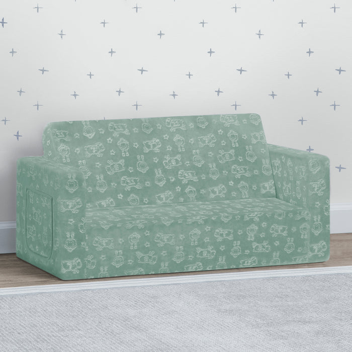 208220W 1671 serta sleeper sage lifestyle 103 0-Perfect Sleeper Extra Wide Convertible Sofa to Lounger